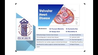 Anesthesia for Valvular heart disease  ICA Webinar icaacademics cardiacAnesthesia [upl. by Ikcir571]