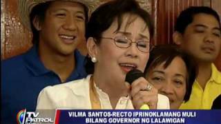 Vilma Santos reelected Batangas governor [upl. by Llebanna]