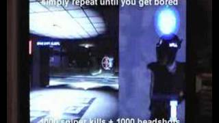 Perfect Dark Zero 1000 headshots  sniper kills [upl. by Ariana]