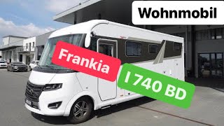 Wohnmobil Frankia FLine I 740 BD PremiumKlasse vollintegriert LuxuryAusstattung Roomtour [upl. by Zurciram428]