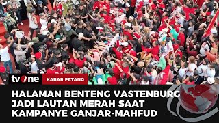 quotSalam Tiga Jariquot Penuhi Halaman Benteng Vastenburg Solo saat Kampanye Ganjar Mahfud  tvOne [upl. by Salim]