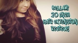 Bellami 20 Inch Hair Extension REVIEW [upl. by Esmerelda119]