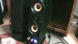 Audio Test Bass  Creative Labs Gigaworks T40 Series II 20 [upl. by Fortunio]