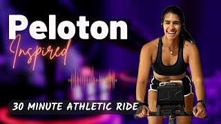 30 Minute PELOTON Inspired HIIT Spin Class [upl. by Naresh601]