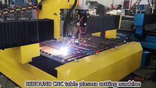 Table plasma cutter dual torch drilling and cutting [upl. by Oinolopa]