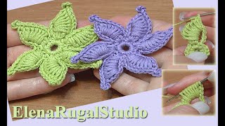 CROCHET STAR Flower [upl. by Anual]