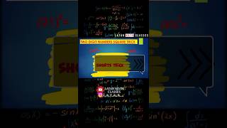 Square trick for any two digit numbers  ଦୁଇ ଅଙ୍କ ସଂଖ୍ୟାର ବର୍ଗ squaretricks Math Short tricks [upl. by Markus]