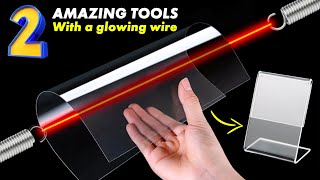 2 AMAZING projects DIY which use a glowing wire [upl. by Ayoted853]