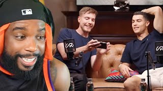 CashNasty Reacts To MrBeast and Ronaldo Break The Internet [upl. by Letney335]