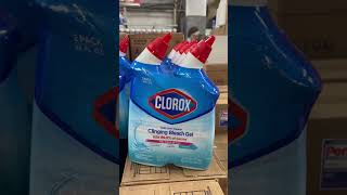 Clorox Clinging Bleach Gel Toilet Bowl Cleaner cloroxmagic cloroxx toiletcleanergel shopsmart [upl. by Alac573]