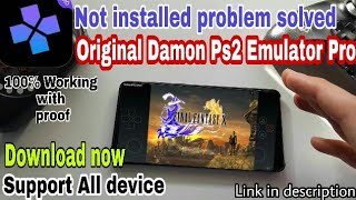 Crash fix Damon Ps2 Pro Emulator No crash Support in Any Android Smartphones [upl. by Nahamas]