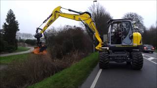 Wacker Neuson 95032 mit Berti RASB95 Mulcher [upl. by Willie887]