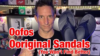 Oofos Ooriginal Flip FlopsSandals Review  More Comfortable Than Anything vs Crocs Mellow Olukai [upl. by Merrel]