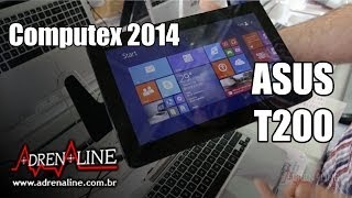 Handson Transformer Book T200 tablet híbrido da ASUS com Windows 81 [upl. by Witty670]