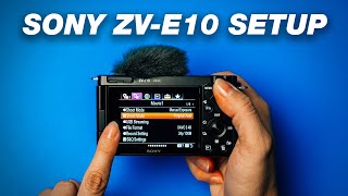 How to Setup Your Sony ZVE10 For Photo amp Video Complete Menu Guide [upl. by Ainavi918]