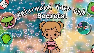 Secrets in the Watermelon Wave Club  Toca Life World  Toca Boca [upl. by Nolahp]