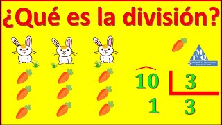 que es la división y como dividir para niños [upl. by Vance]