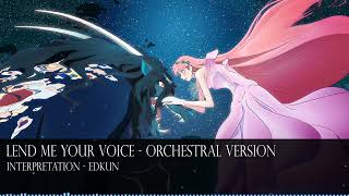 Lend me your voice  Belle Orchestral Version  Instrumental [upl. by Aseiram732]