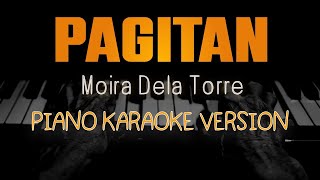 PAGITAN  Moira Dela Torre PIANO KARAOKE HQ VERSION [upl. by Dickens]