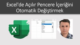 Excelde Açılır Pencere Combobox İçeriğini Otomatik Değiştirmek shorts excel [upl. by Yeblehs]