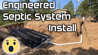 Installing an Engineered Septic System Time Lapse [upl. by Tobi79]