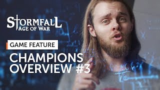 Stormfall Age of War  Champions Overview 3 [upl. by Sucy345]