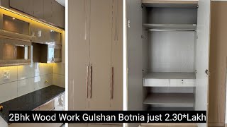 2Bhk Wood Work Gulshan Botnia just 230Lakh cont 8285736769 [upl. by Petula]