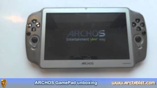 ARCHOS GamePad Android portable console unboxing [upl. by Mixie]