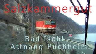 Führerstandsmitfahrt Salzkammergutbahn Bad Ischl  Attnang Puchheim HD Cab Ride ÖBB 1144 [upl. by Melonie]