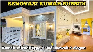 Renovasi rumah subsidi Type 3060 teras minimalis modern [upl. by Devona610]