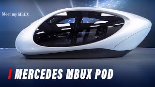 MercedesBenz MBUX Seat Exhibit Concept Pod [upl. by Einaoj864]