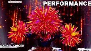 Firework Sings quotDominoquot by Jessie J  The Masked Singer UK  Season 3 [upl. by Lali112]