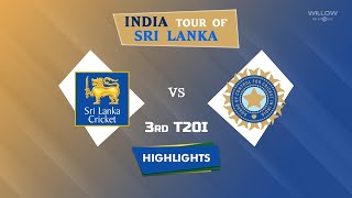 Highlights 3rd T20I Sri Lanka vs India  3rd T20I  SL vs IND [upl. by Adnirod976]