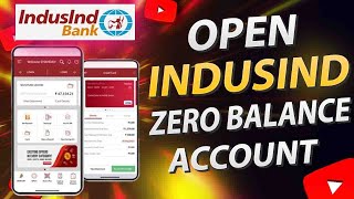 Indusind Bank Zero Balance Account Open Online in Tamil [upl. by Ecirted]