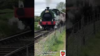 No 4 passes Pitsford Sidings on the Northampton and Lamport railway shorts [upl. by Saidel582]