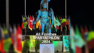 Finish line  42nd Spartathlon 2024 [upl. by Natka]