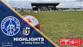 HIGHLIGHTS  Corby Town 42 Halesowen 18223 [upl. by Jarret]