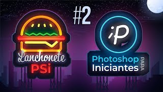 Como criar Logo no Photoshop com Efeito Neon  Tutorial 2 [upl. by Kepner603]