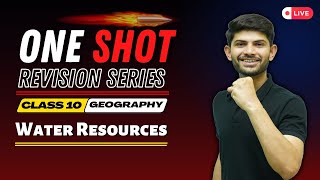 Water Resources  New One Shot  Class 10 Geography 202425 [upl. by Araik]