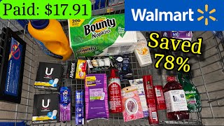 WALMART Ibotta Haul Save 78 using all digital coupons  Ibotta Bonuses 841024 [upl. by Vogel]