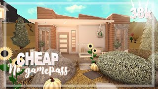 BLOXBURG Cheap Cosy No Gamepass Family House 38k  House build [upl. by Olly815]