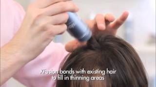 XFusion Keratin Hair Fibers  Hair Replacement System [upl. by Suiradal286]