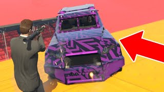 RPG VS CARRO BLINDADO NO GTA 5 QUEM GANHOU [upl. by Jimmie]