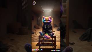 🌈😿Rainbow Kitten Kidnapped cats funny cat cute kitten ai viralvideo shorts family catlover [upl. by Spaulding]