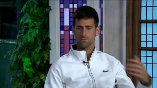 Novak Djokovic Interview  Wimbledon 2017 [upl. by Rhys804]