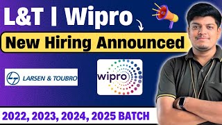 LampT 2024 Hiring  Wipro New Hiring Announced  Off Campus Drive 2022 2023 2024 2025 BATCH [upl. by Marih]