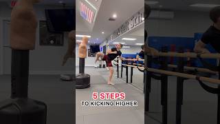 Improve your high kicks 📈 Hold your knee and then do slap fast as you can 🥋 tutorial martialarts [upl. by Halie]