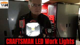 Which Craftsman Flashlight Is Best For You Three LED Worklights CMCL030B CMCL020B CMCL050B [upl. by Werda]