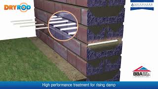 Dryrod Damp Proofing Rods  High Performance Rising Damp Treatment  Premium Rising Damp Treatment [upl. by Allemahs]