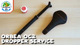 Orbea OC2 dropper seatpost maintenance  20212020 Orbea Occam service [upl. by Japeth]